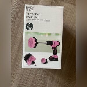 Easy Home Pink Power Drill Brush Set